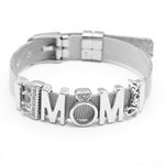 Jewelry The Perfect Match Mesh Bracelet Set with LOVE MOM Charms