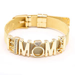 Jewelry The Perfect Match Mesh Bracelet Set with LOVE MOM Charms