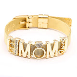 Jewelry The Perfect Match Mesh Bracelet Set with LOVE MOM Charms