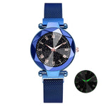 Starry Sky Stainless Steel Mesh Bracelet Watches For Women