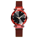 Starry Sky Stainless Steel Mesh Bracelet Watches For Women