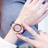 Women Watches Bracelet set Starry Sky