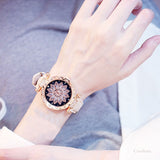 Women Watches Bracelet set Starry Sky