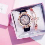Women Watches Bracelet set Starry Sky