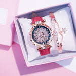 Women Watches Bracelet set Starry Sky