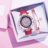 Women Watches Bracelet set Starry Sky