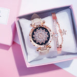 Women Watches Bracelet set Starry Sky