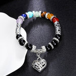 7 Chakra Bracelets Bangles Colors Mixed Healing Crystals Stone