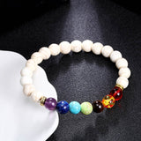 7 Chakra Bracelets Bangles Colors Mixed Healing Crystals Stone