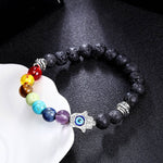 7 Chakra Bracelets Bangles Colors Mixed Healing Crystals Stone